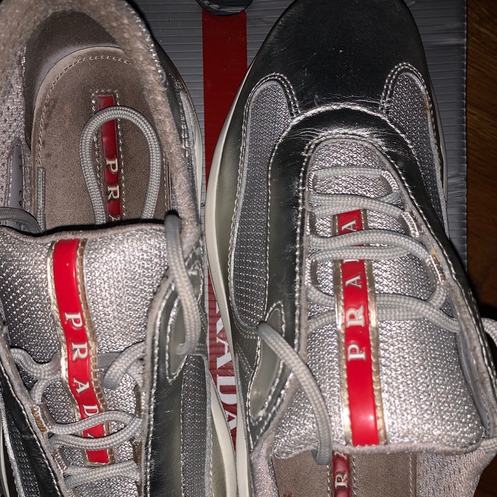 PRADA America's Cup (patent leather) Sneakers - Picture 11 of 14